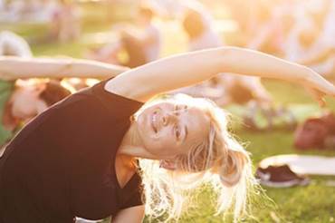 Yoga in the Square