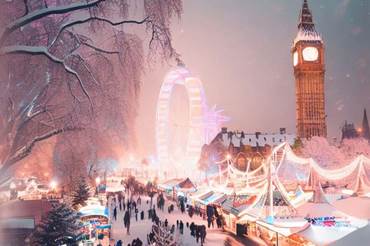 Winter Wonderland in London Hyde Park