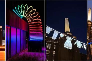Light Festival at Battersea Power Station