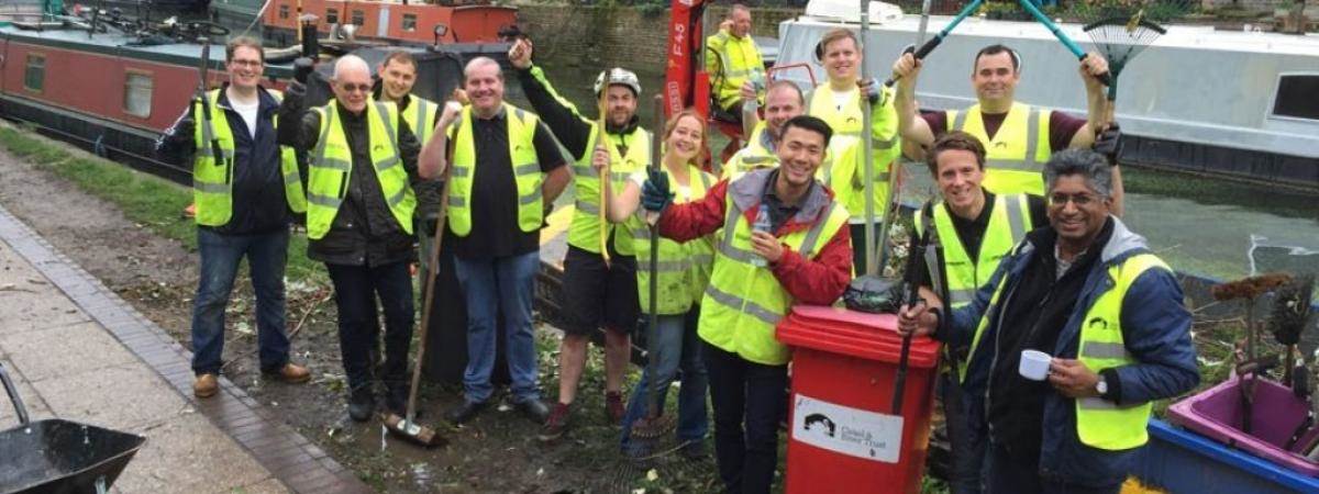 Paddington hosts Great British Spring Clean canal clear-up