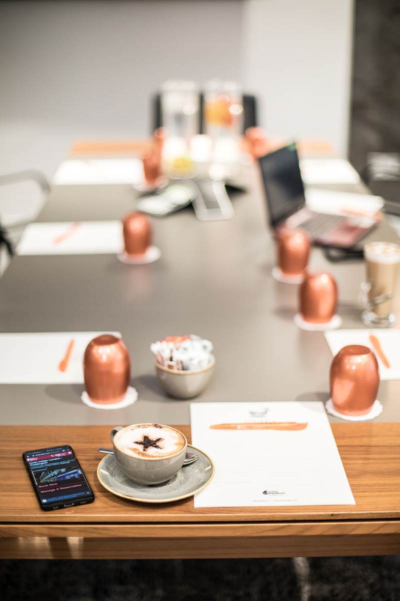 Hotel Indigo London Paddington Meeting Room Indigo Suite Table