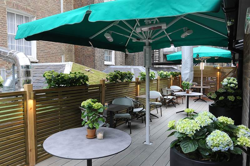 The Garden Terrace at Hotel Indigo