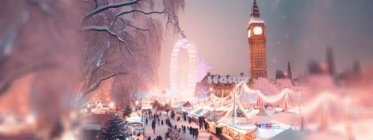 Winter Wonderland in London Hyde Park